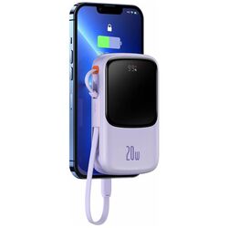 Acumulator extern universal Baseus Qpow Pro IP Edition PPQD020005 10000mAh (Purple) Thumb