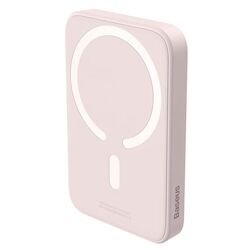 Внешний аккумулятор с беспроводной зарядкой Baseus Magnetic Mini 6000mAh (Pink) Thumb