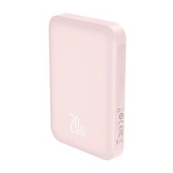 Внешний аккумулятор с беспроводной зарядкой Baseus Magnetic Mini 6000mAh (Pink)