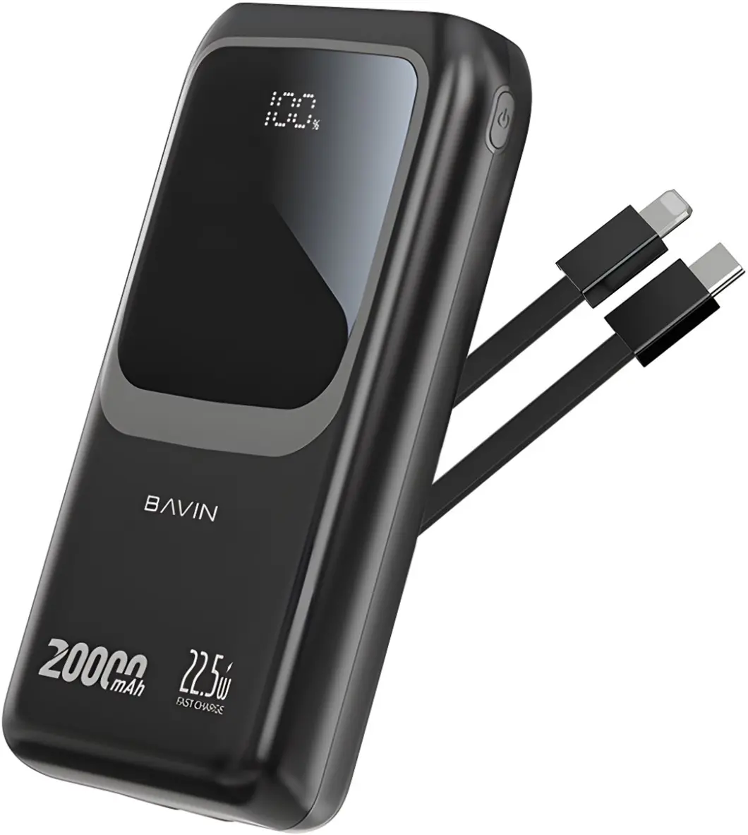 Acumulator extern universal Bavin PC1030S 20000mAh (Black) - 2