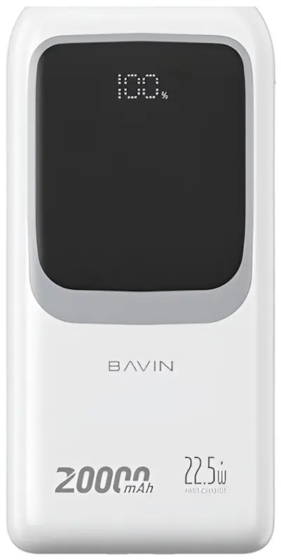 Acumulator extern universal Bavin PC1030SWH 20000mAh (White)