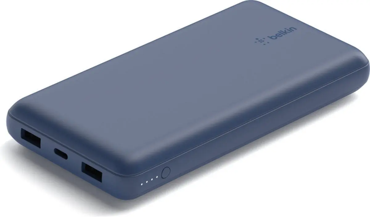 Acumulator extern universal Belkin BoostCharge BPB012BTBL 20000mAh (Blue)