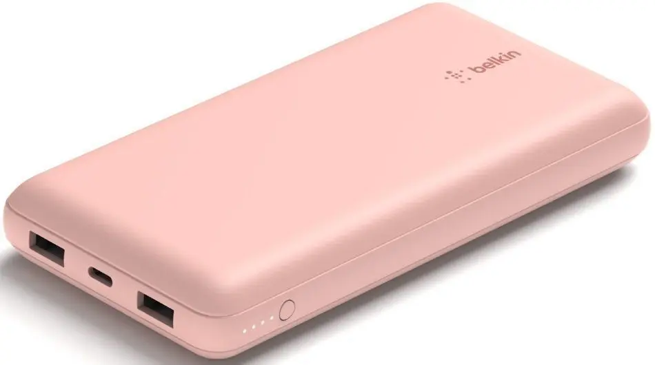 Acumulator extern universal Belkin BoostCharge BPB012BTRG 20000mAh (Rose Gold)