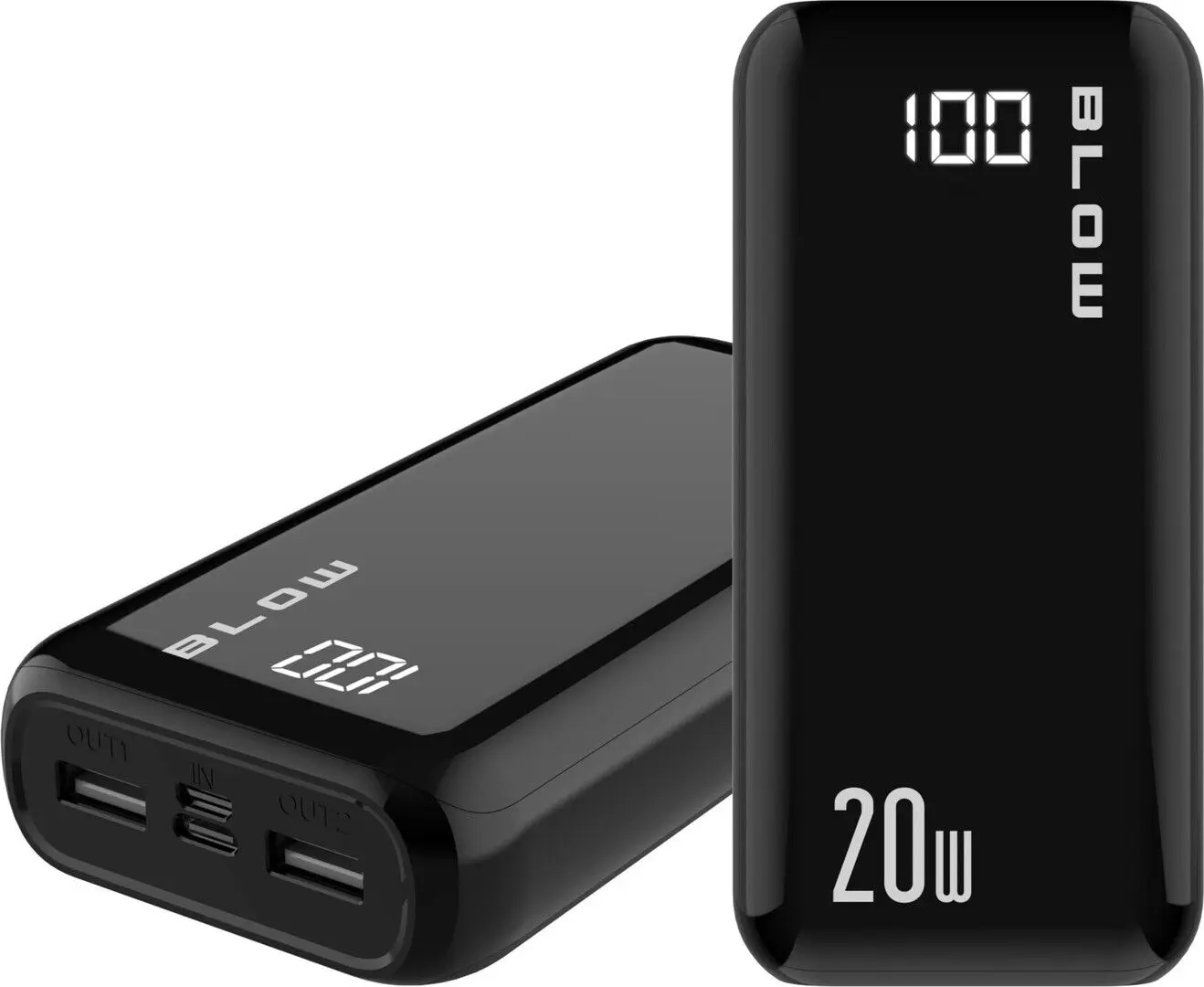 Универсальное зарядное устройство Blow PB30A 30000mAh 20w (Black)