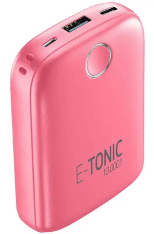 Универсальный внешний аккумулятор Cellular Line E-Tonic 10000mAh (Pink)