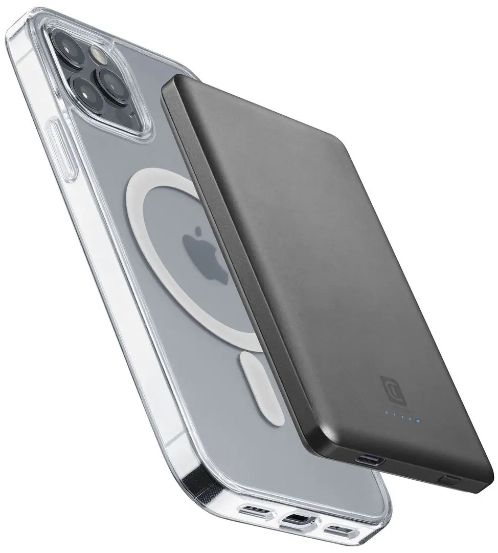 Универсальный внешний аккумулятор Cellularline Mag Lite 5000mAh (Grey)