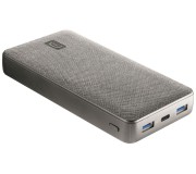 Acumulator extern universal CellularLine Shade Laptop 20000mAh (Dark Gray)