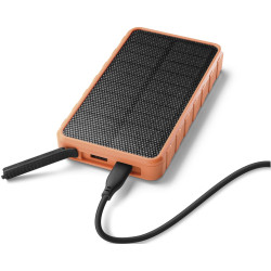 Acumulator extern universal CellularLine Solar 10000mAh (Orange) Thumb