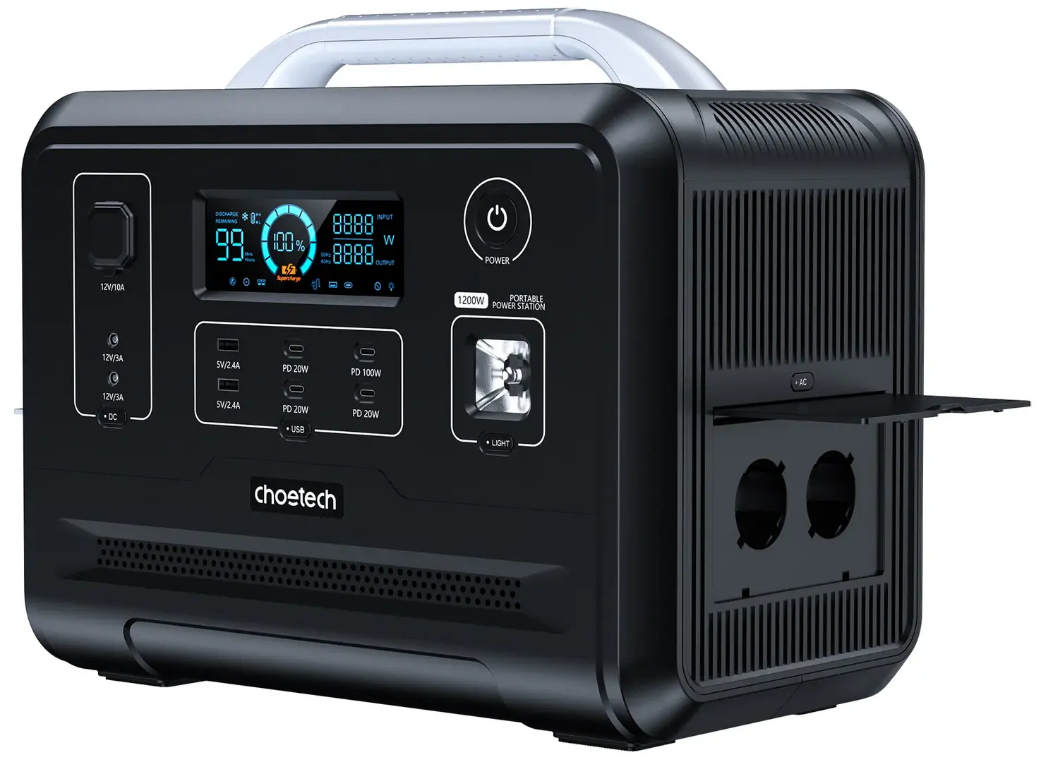 Statie de incarcare portabila Choetech BS005 (Black)