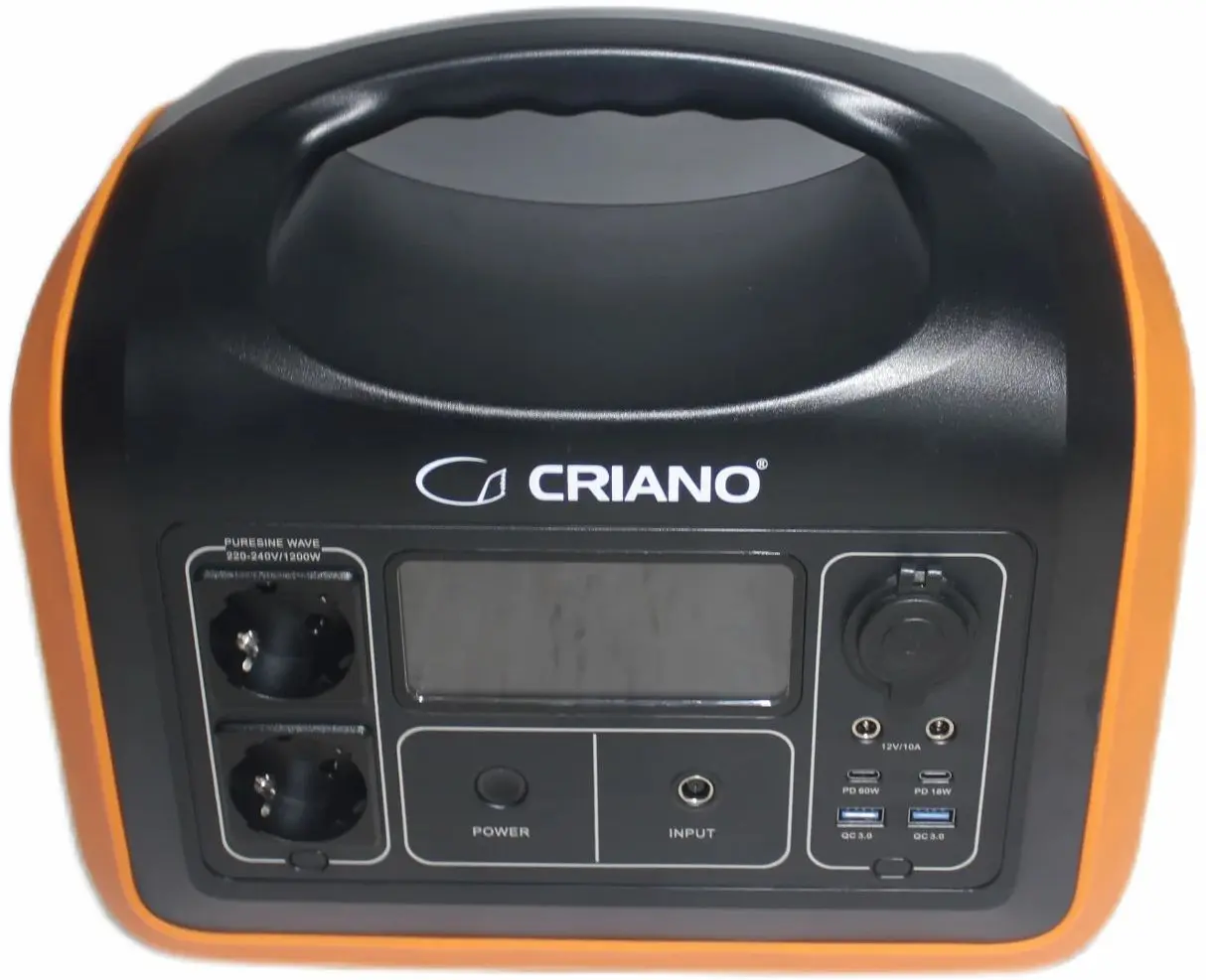 Портативная зарядная станция Criano CNO-PS1200 (Black/Orange) - 2
