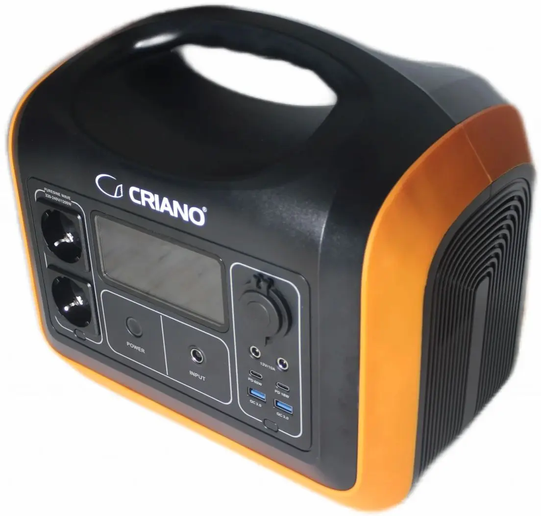 Портативная зарядная станция Criano CNO-PS1200 (Black/Orange) - 3