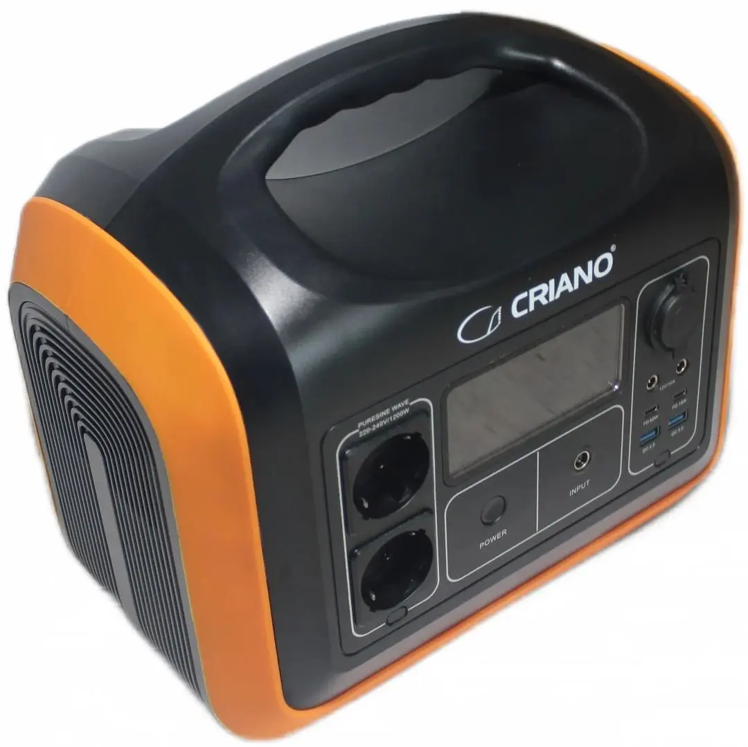 Портативная зарядная станция Criano CNO-PS1200 (Black/Orange) - 4