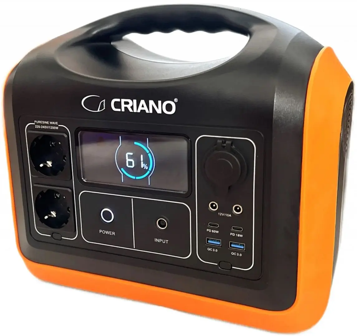 Портативная зарядная станция Criano CNO-PS1200 (Black/Orange)