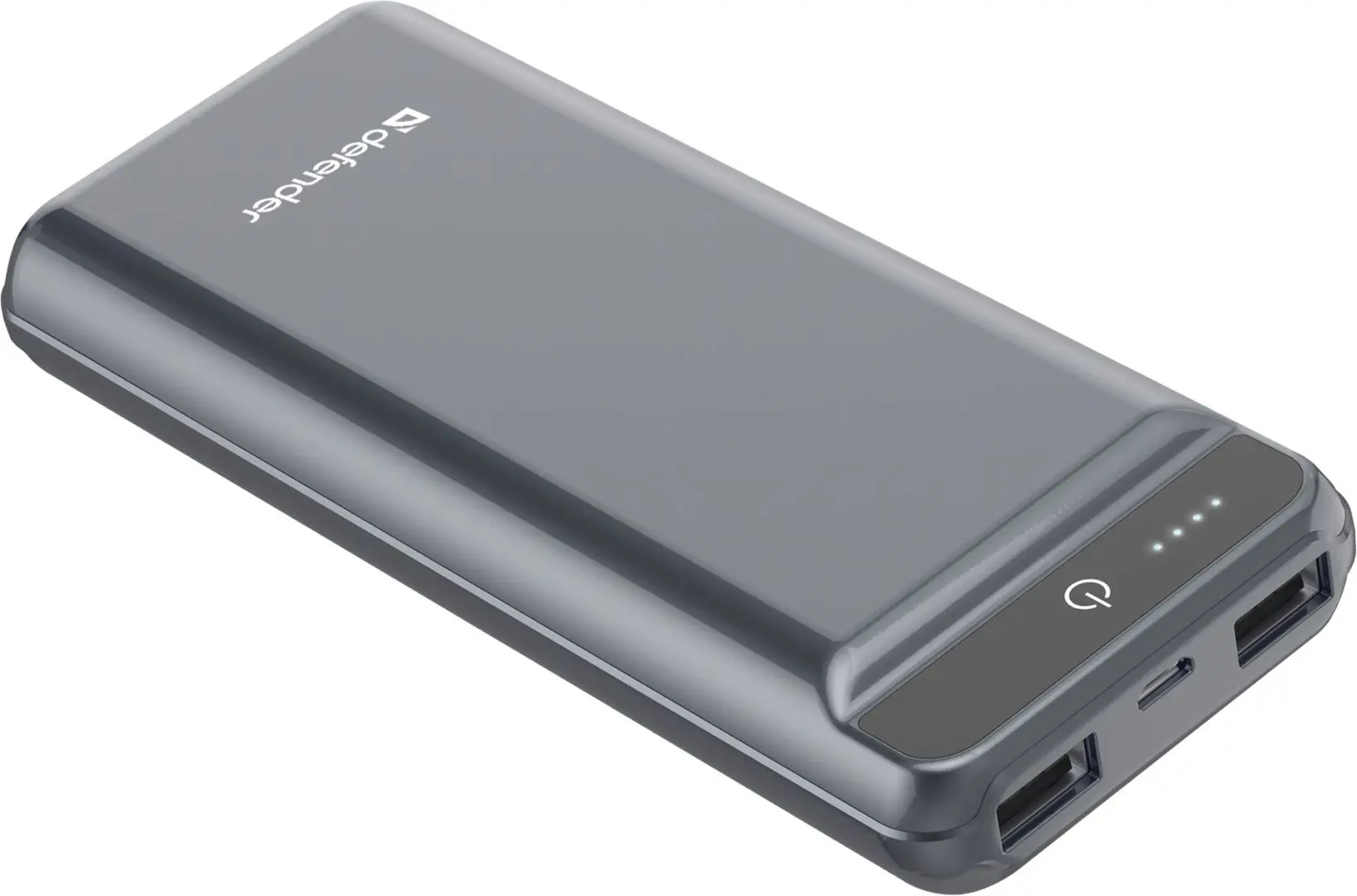 Универсальный внешний аккумулятор Defender ExtraLife 15000F (Grey) - 2