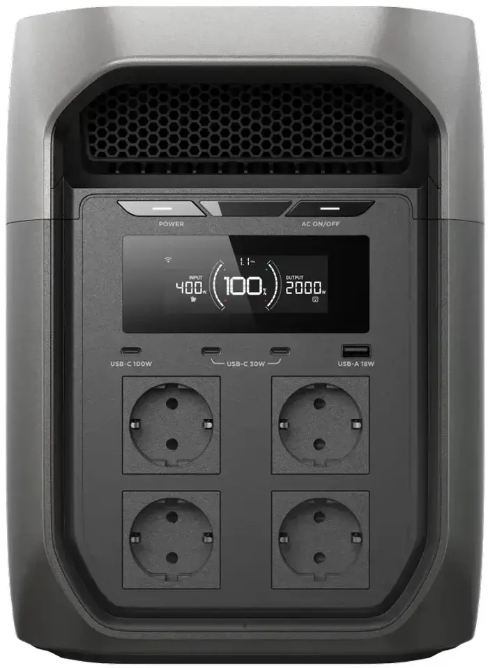 Портативная зарядная станция EcoFlow Delta 3 Max (Black/Grey)