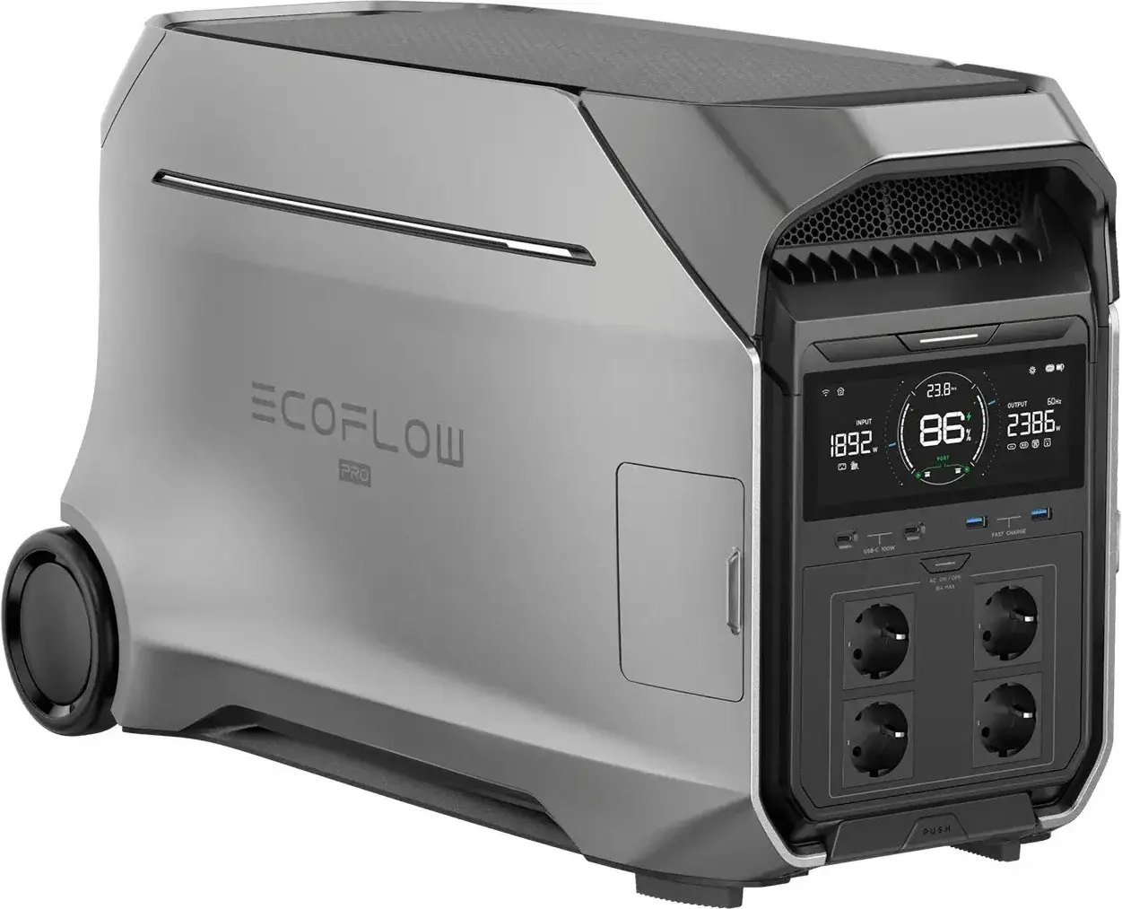 Портативная зарядная станция EcoFlow Delta Pro 3 (Gray/Black)