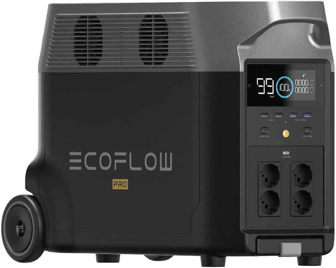 Портативная зарядная станция EcoFlow Delta Pro (Black)
