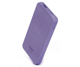 Универсальный внешний аккумулятор Hama Fabric 10 10000mAh (Purple)