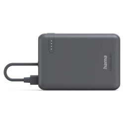Универсальный внешний аккумулятор Hama Travel 10000mAh (Anthracite) Thumb