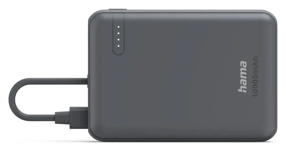 Универсальный внешний аккумулятор Hama Travel 10000mAh (Anthracite)