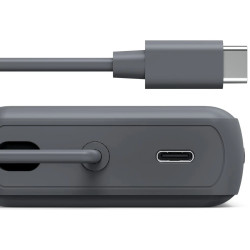 Универсальный внешний аккумулятор Hama Travel 10000mAh (Anthracite) Thumb