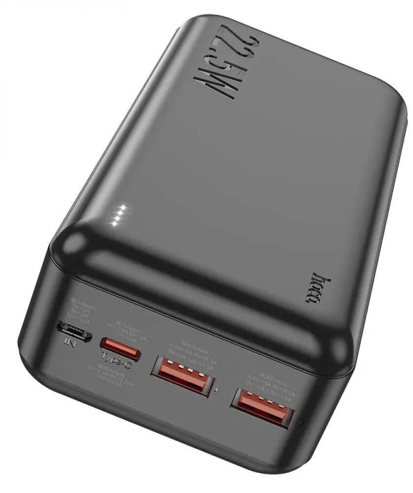 Acumulator extern universal Hoco J101B Astute 30000mAh 20W (Black)