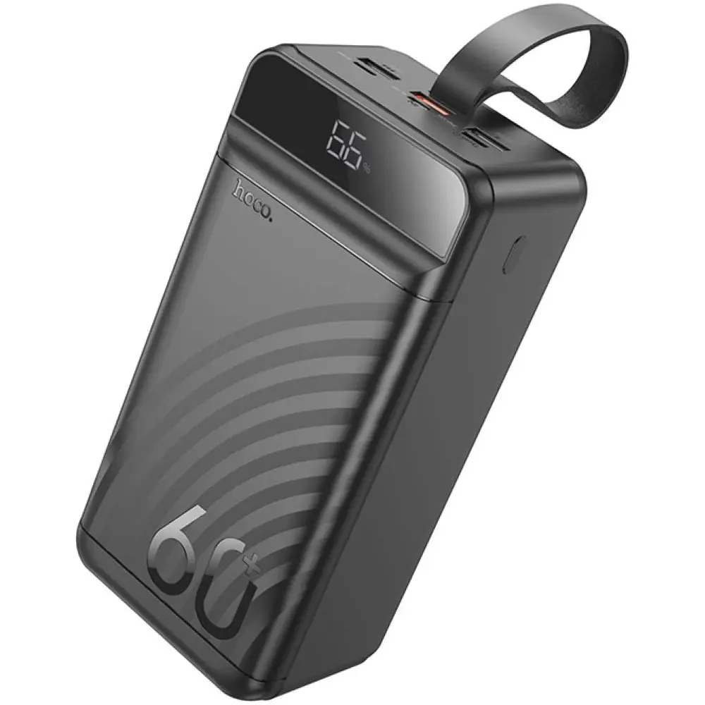 Универсальный внешний аккумулятор Hoco J123C Element 60000mAh (Black)