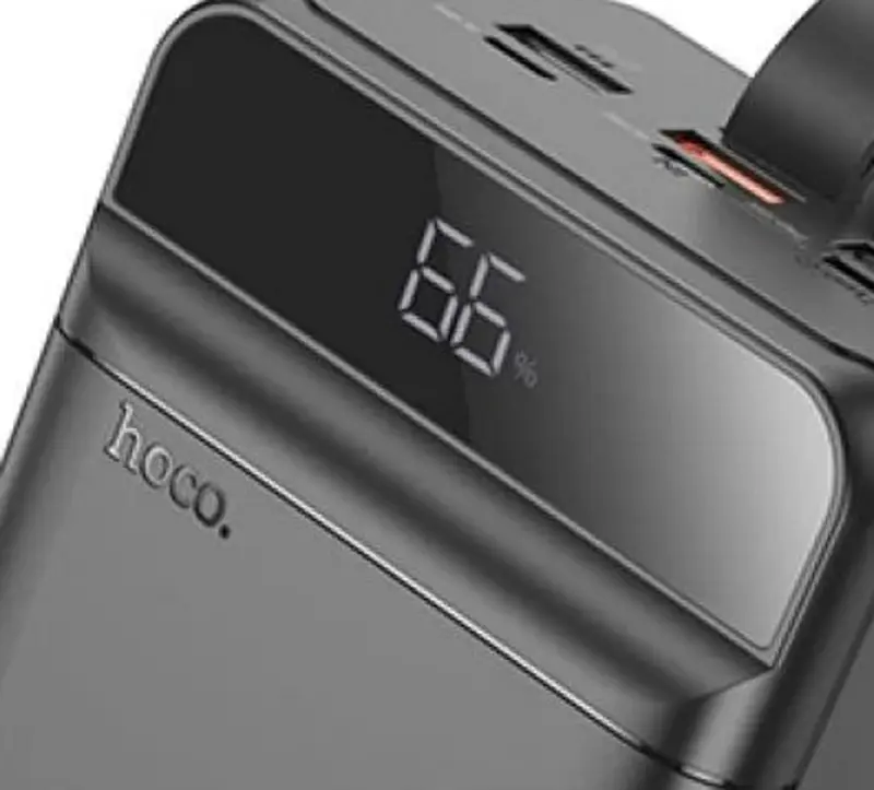 Универсальный внешний аккумулятор Hoco J123C Element 60000mAh (Black) - 3