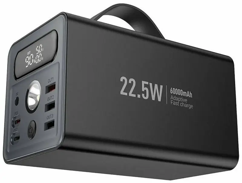 Универсальный внешний аккумулятор Hoco J138 Distant 60000mAh (Black)