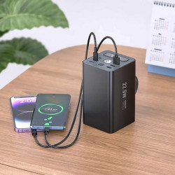 Универсальный внешний аккумулятор Hoco J138 Distant 60000mAh (Black) Thumb