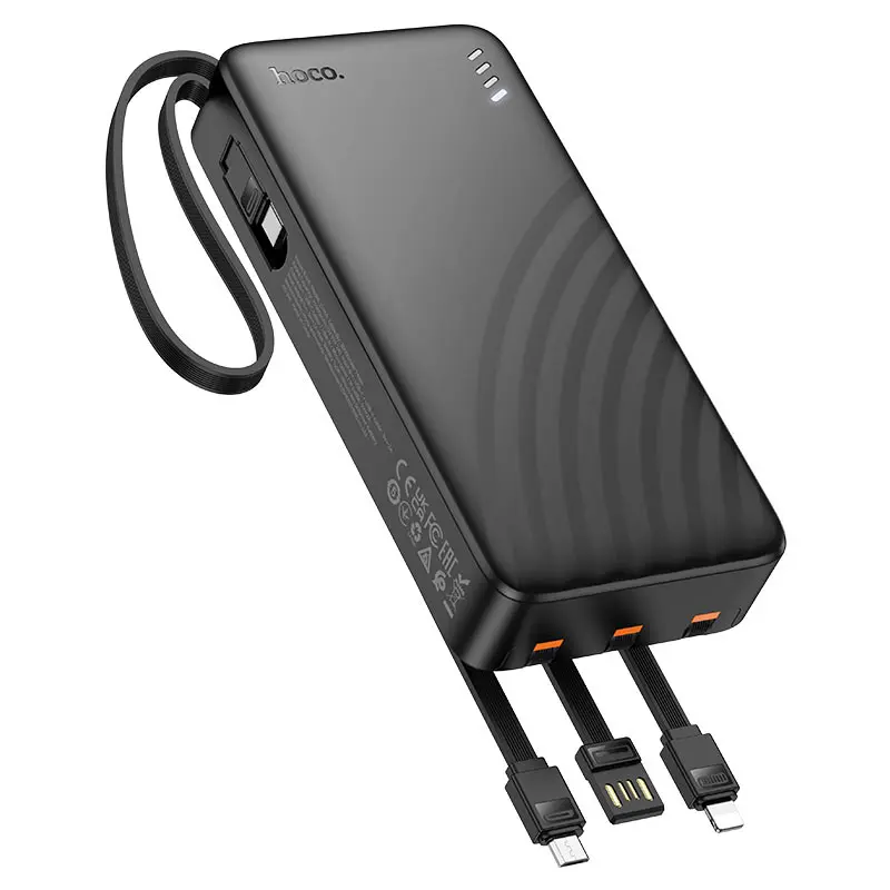 Универсальный внешний аккумулятор Hoco J146A Night Tide 20000mAh (Black)