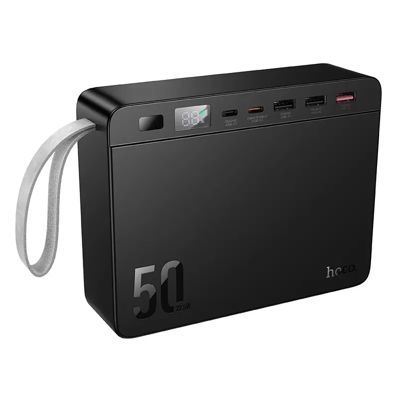 Acumulator extern universal Hoco J166 Carretera 50000mAh (Black)