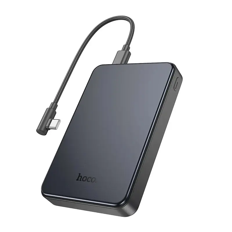 Универсальный внешний аккумулятор Hoco J170 Starlight 10000mAh (Metal Gray) - 4
