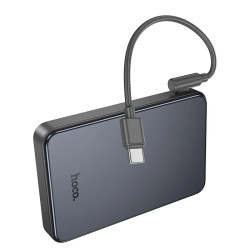 Универсальный внешний аккумулятор Hoco J170 Starlight 10000mAh (Metal Gray) Thumb