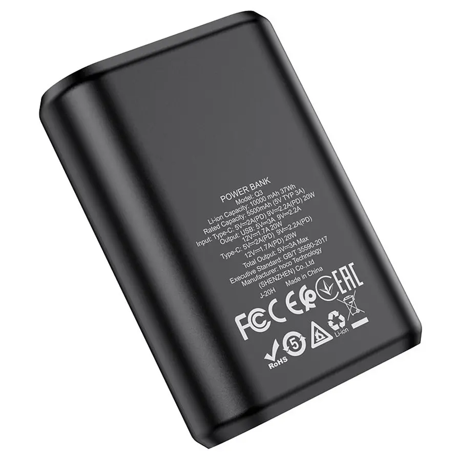 Acumulator extern universal Hoco Q3 Mayflower 10000mAh (Black)