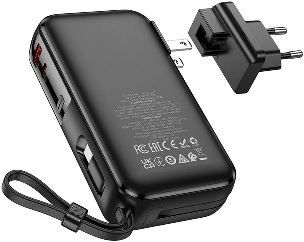 Acumulator extern universal Hoco Spirit J131 10000mAh (Black)