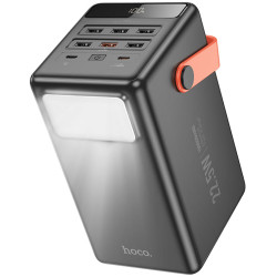 Универсальный внешний аккумулятор Hoco Surpass J142 (Black/Orange) Thumb