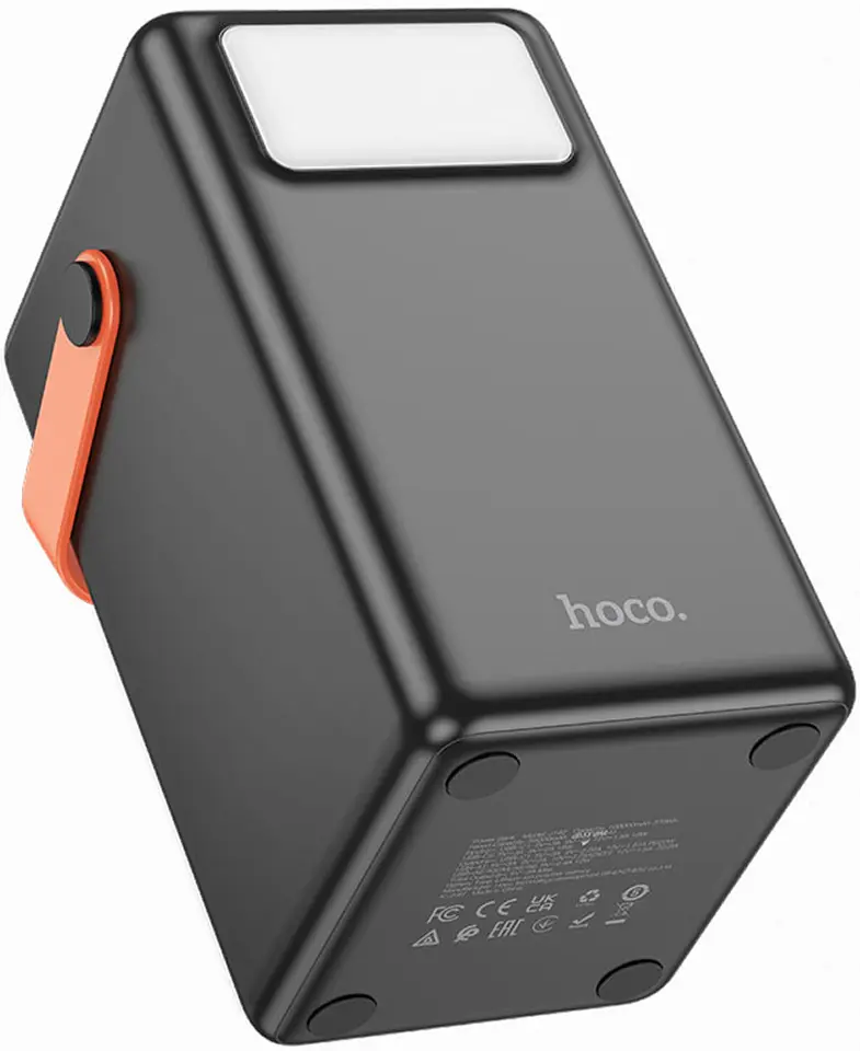 Универсальный внешний аккумулятор Hoco Surpass J142 (Black/Orange) - 3