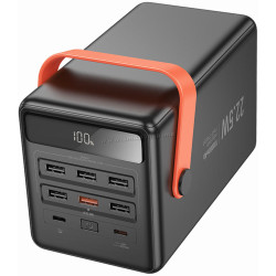 Универсальный внешний аккумулятор Hoco Surpass J142 (Black/Orange)
