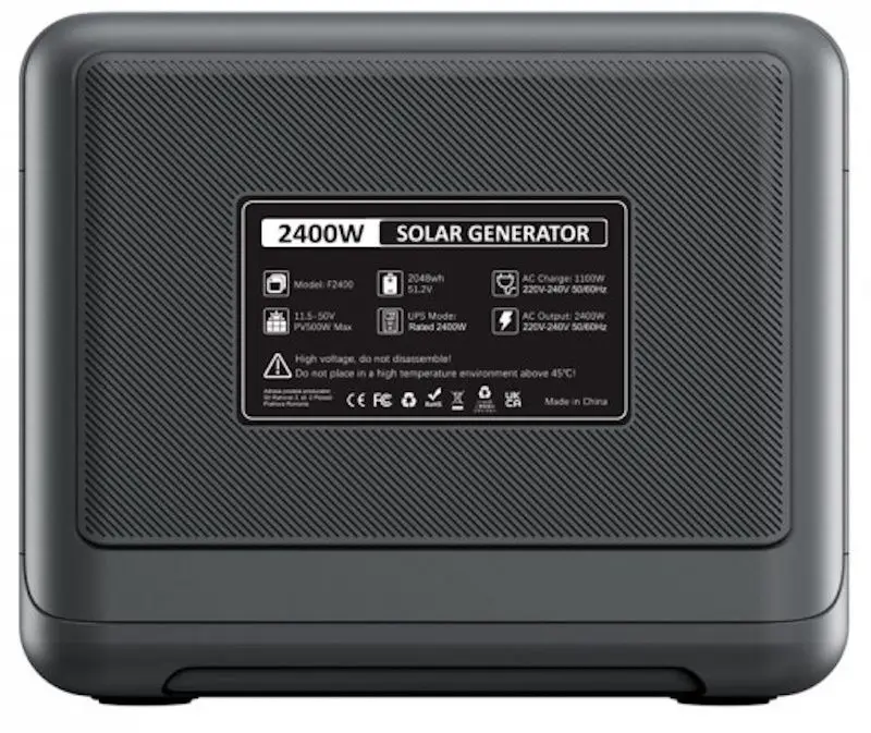 Портативная зарядная станция Energy BackUp PRO 2KW+ (Grey) - 8