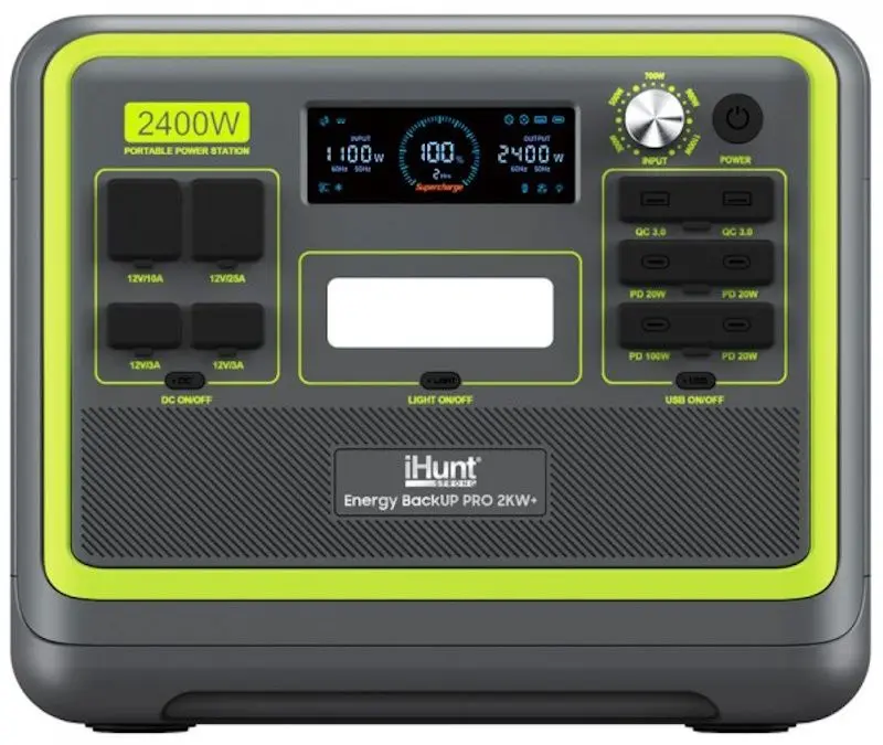 Портативная зарядная станция Energy BackUp PRO 2KW+ (Grey)