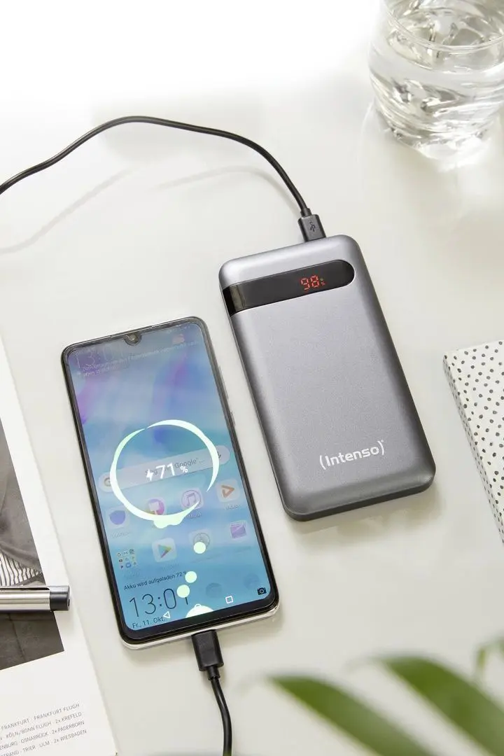 Универсальный внешний аккумулятор Intenso PD10000 (Anthracite) - 7