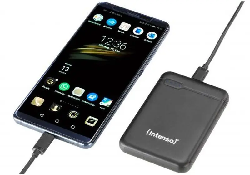 Универсальный внешний аккумулятор Intenso XS10000 (Black) - 4