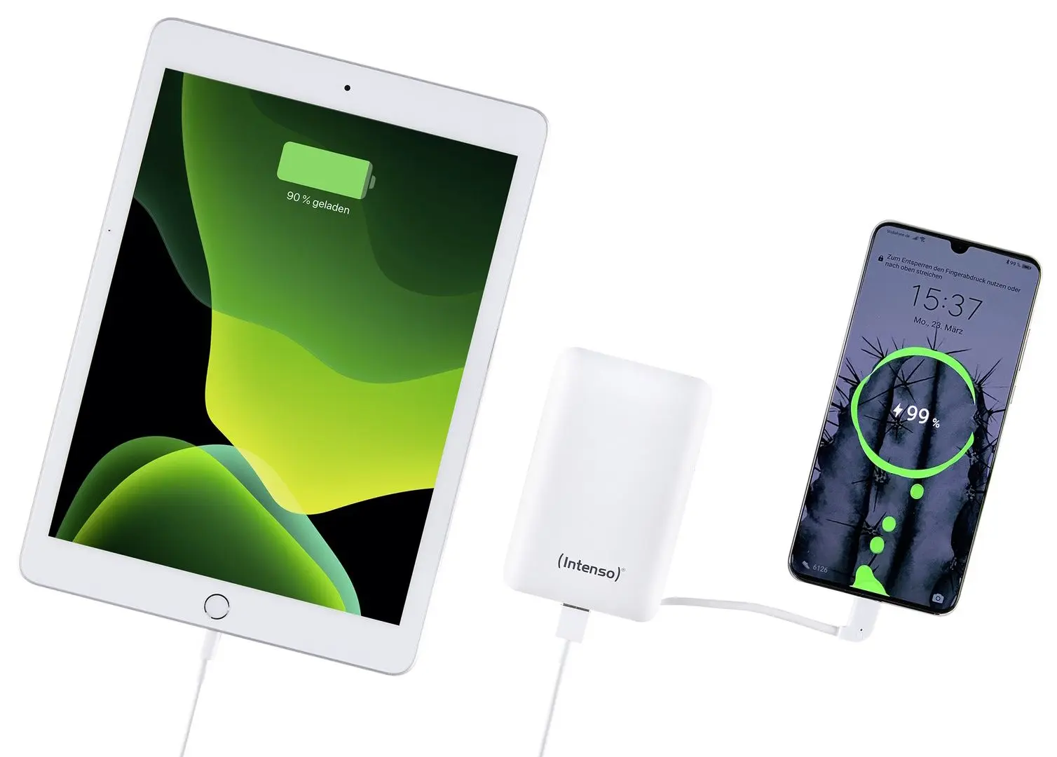 Универсальный внешний аккумулятор Intenso XС10000 (White) - 7