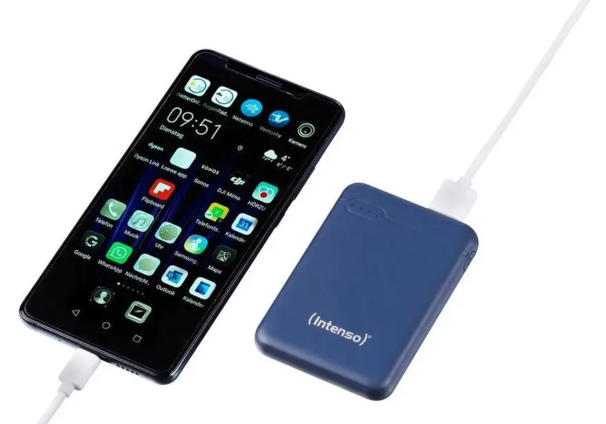 Универсальный внешний аккумулятор Intenso XS5000 (Blue) - 4