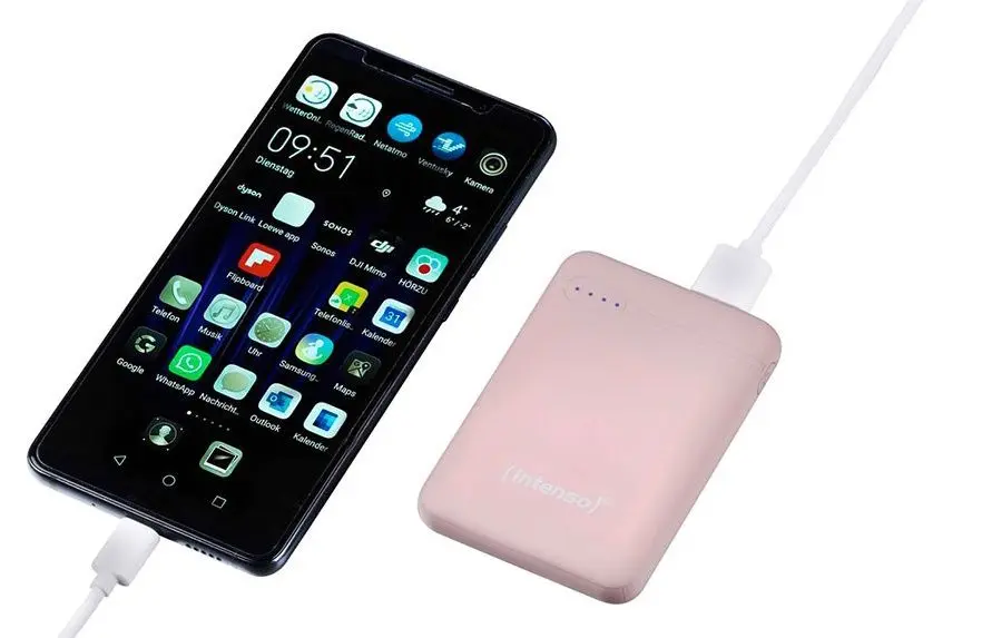Универсальный внешний аккумулятор Intenso XS5000 (Rose) - 4