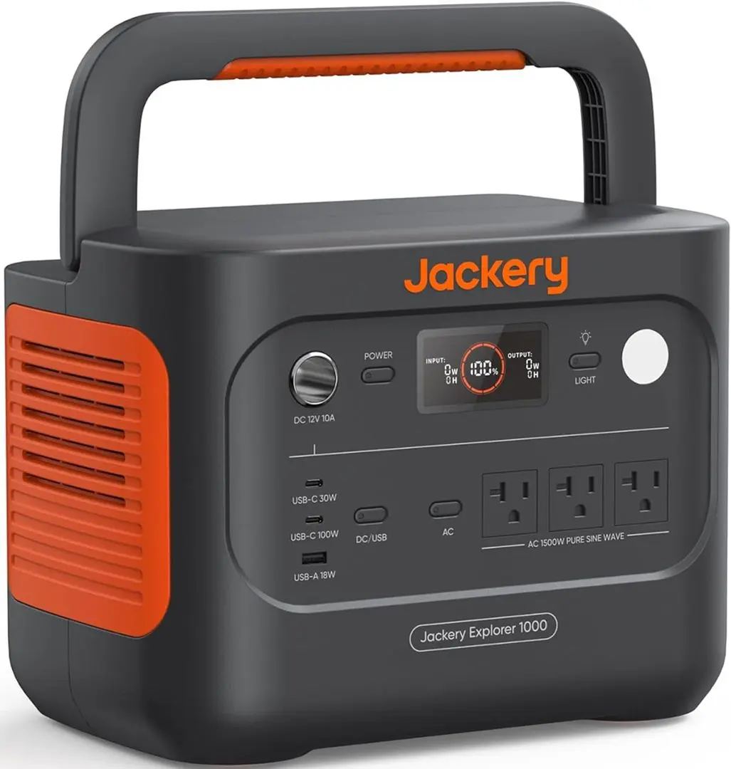 Statie electrica portabila Jackery Explorer 1000 v2 (Black/Orange)