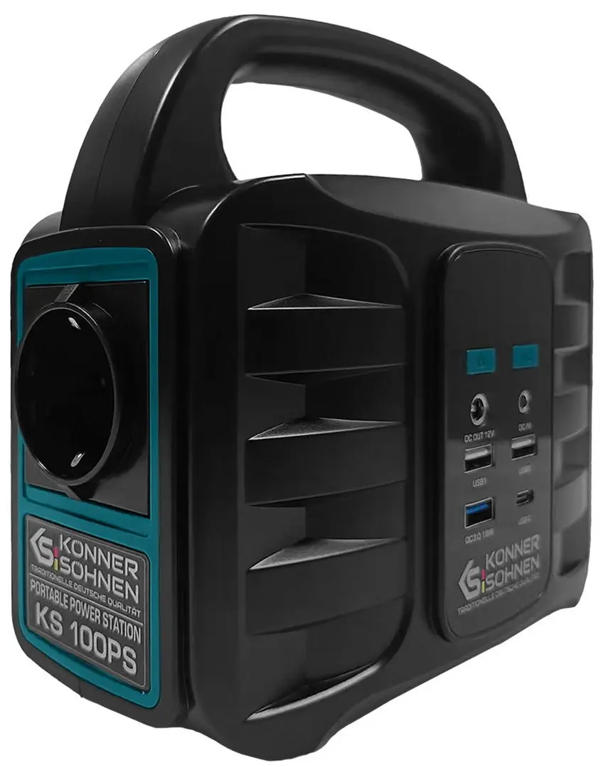 Портативная зарядная станция Konner & Sohnen KS 100PS (Black) - 4