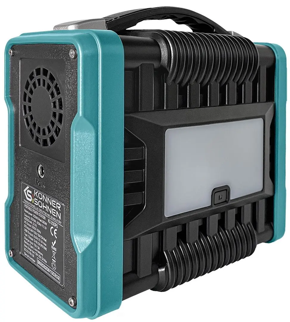 Statie de incarcare portabila Konner & Sohnen KS 200PS (Turquoise/Black)