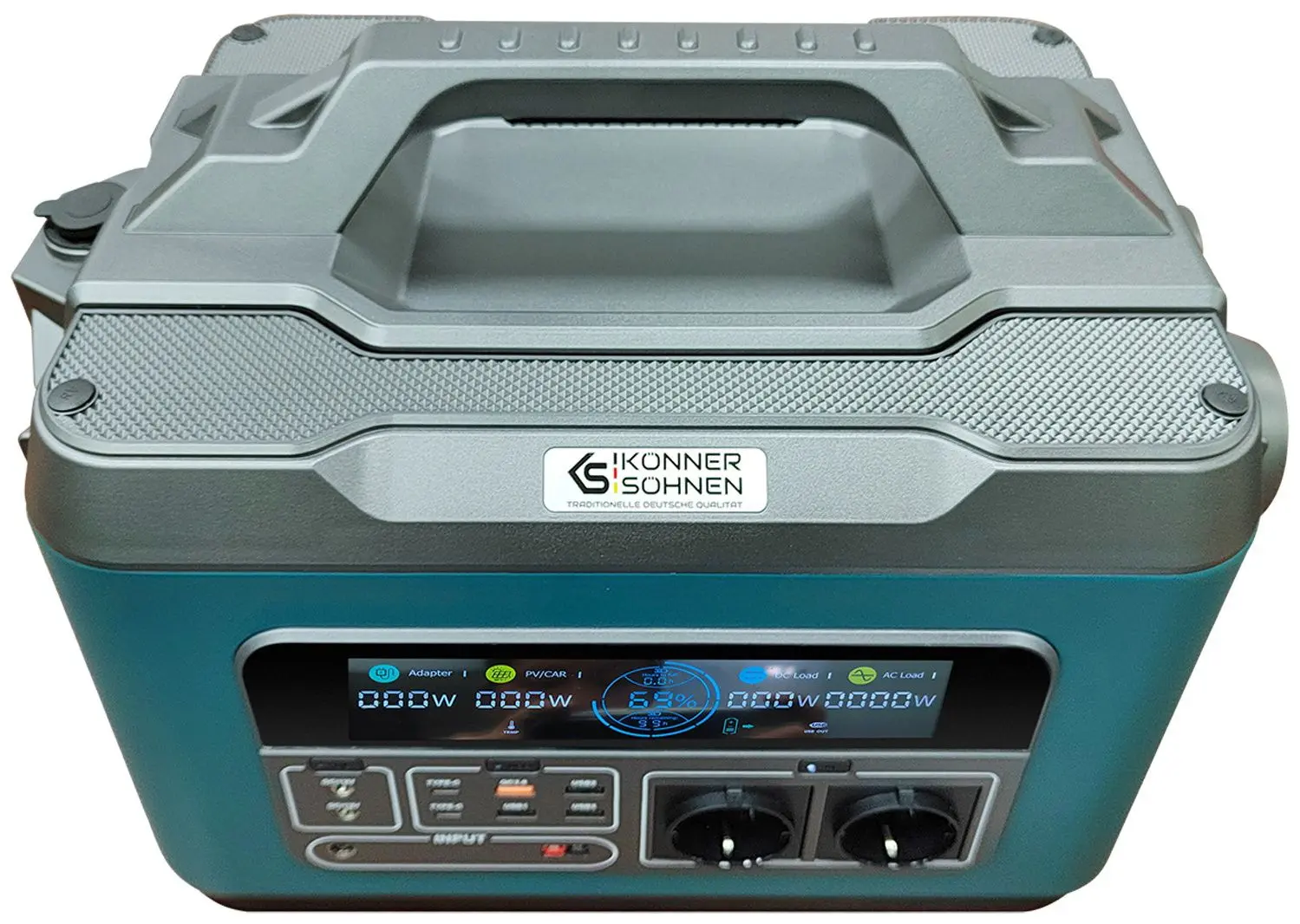 Портативная зарядная станция Konner & Sohnen KS 2200PS-FC (Turquoise/Black) - 5